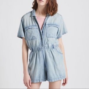 Current Elliot Easy Denim Romper
